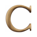 M Marcus Heritage Brass Letter C - Pin Fix 51mm